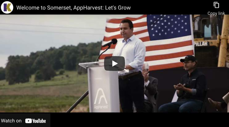 Let’s Grow: Welcoming AppHarvest to Somerset
